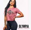 Olympia Pink Crop Top W/ Original Logo